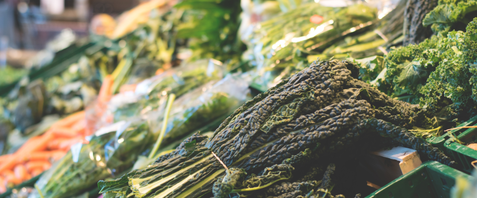 vegetables at grocery store